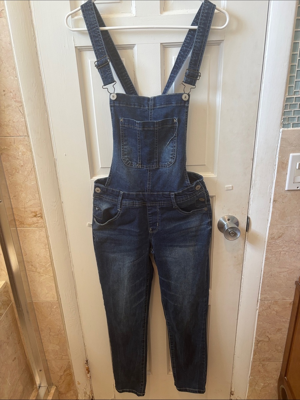 Wallflower Dark Blue Denim Women's Overalls